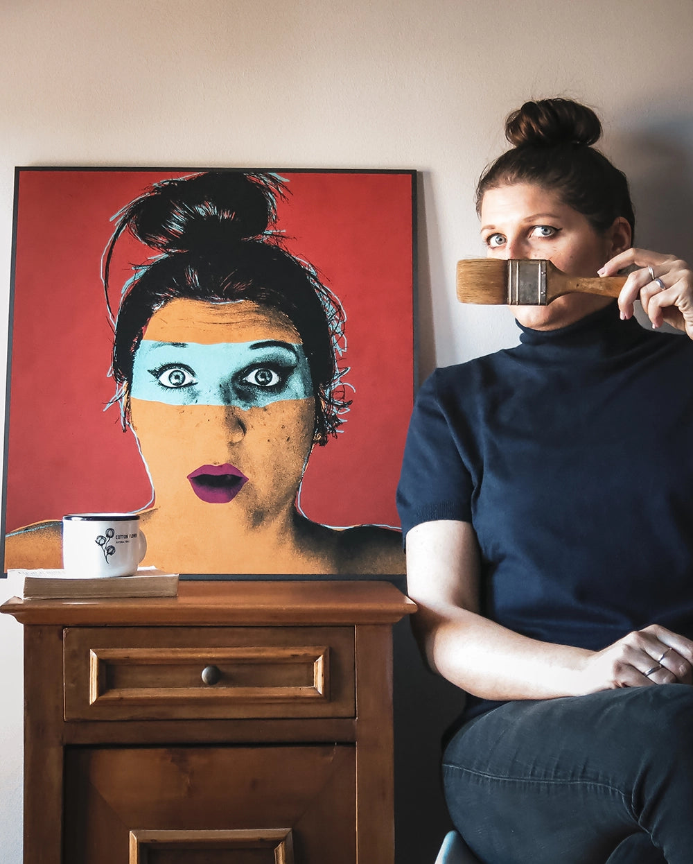 YOUR POP PORTRAIT - 66x66cm