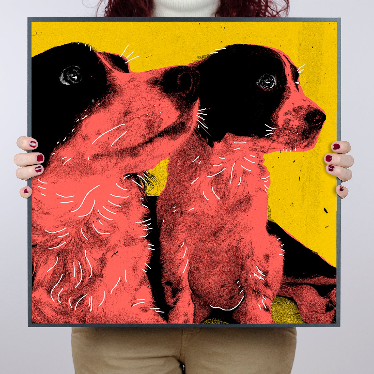 PET POP 50x50cm - The pop portrait of your 4-legged friend