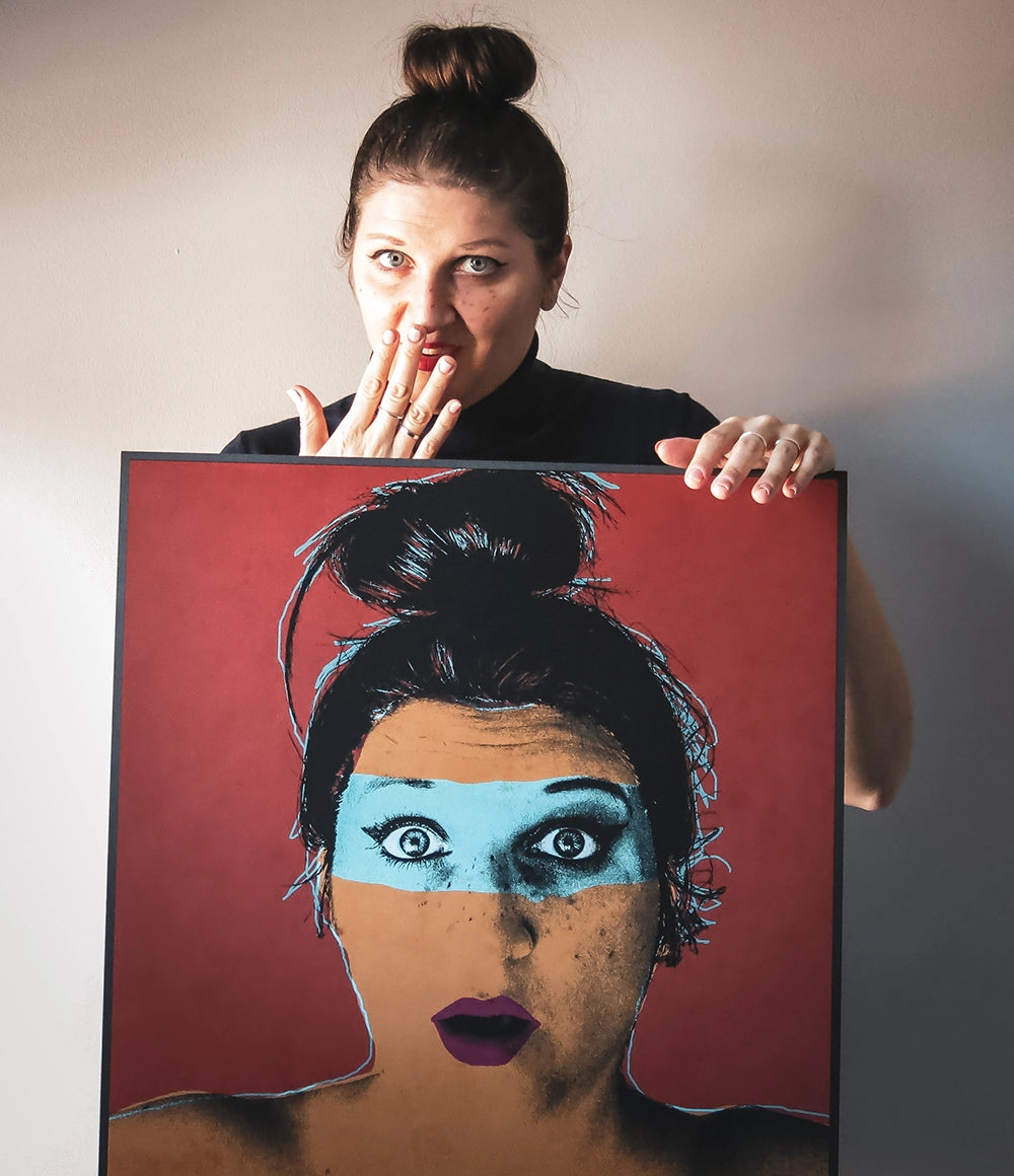 YOUR POP PORTRAIT - 66x66cm