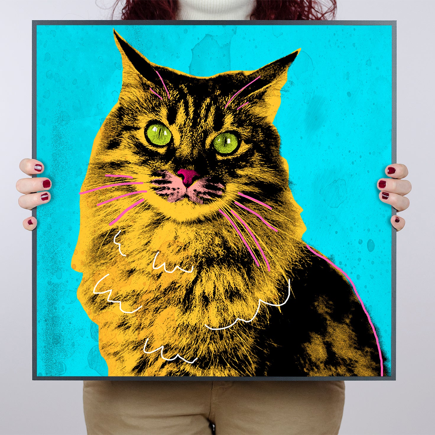 PET POP 50x50cm - The pop portrait of your 4-legged friend