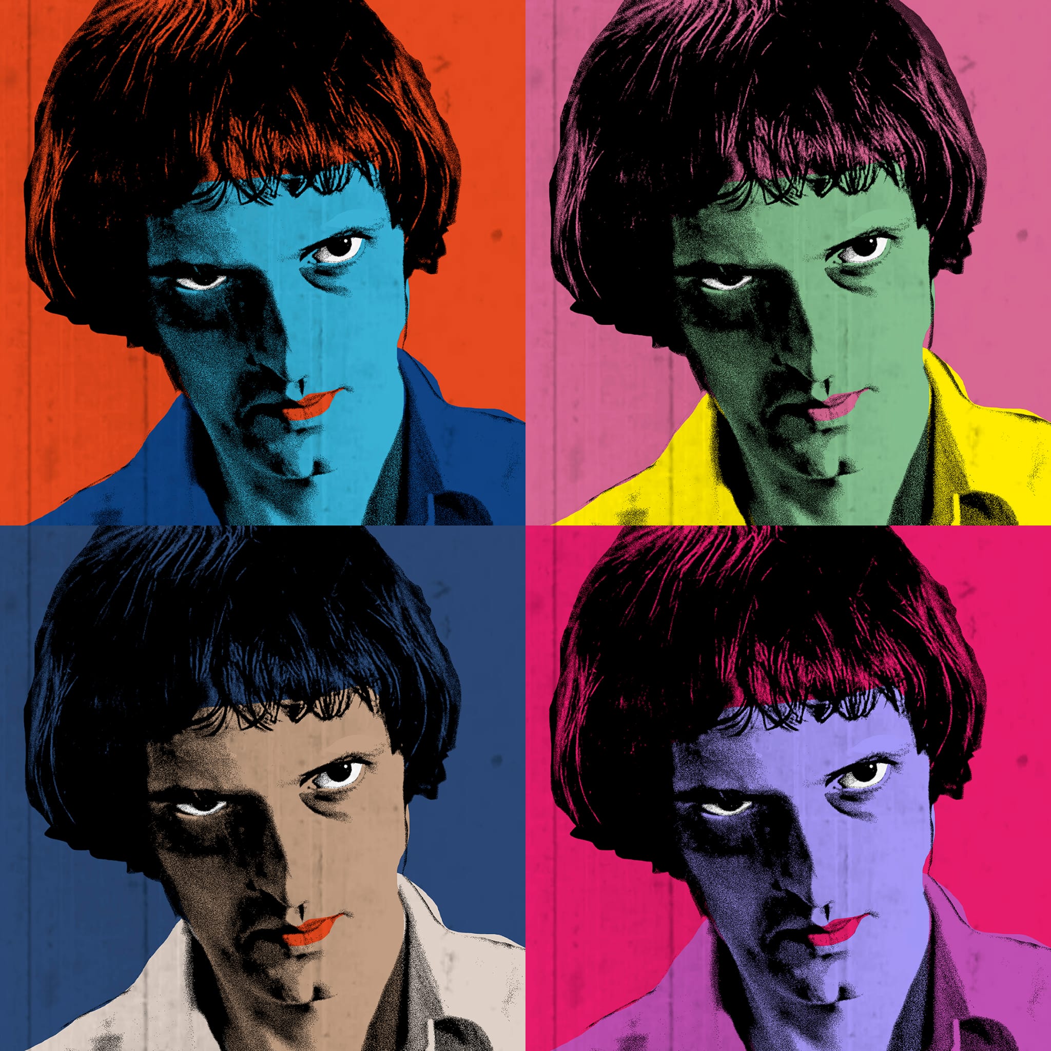 Your Pop Portrait "Andy Style" (4x 23x23cm)